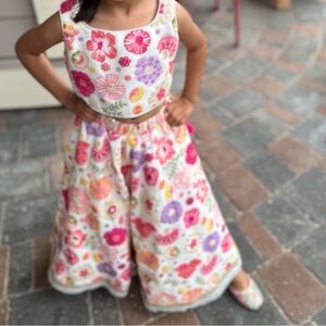 Floral Embroidered Lehenga Set